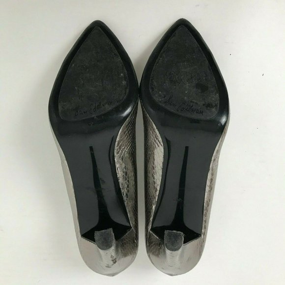 Sam Edelman Pumps Sadi Snakeskin Scallop Pointy 10 - Picture 7 of 8